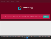 Tablet Screenshot of latriburadio.com